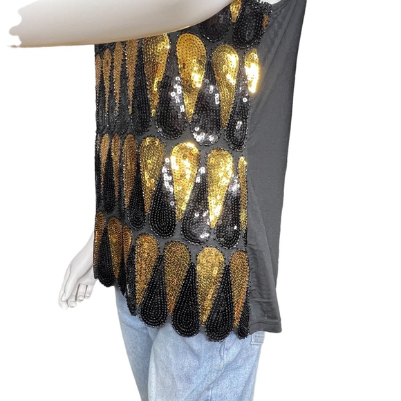Sequin Art Deco party tank - Picture 7 of 7